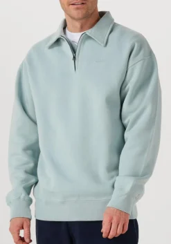 mint forét trui hook half zip