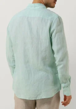 mint profuomo casual overhemd shirt x-cutaway sc linnen