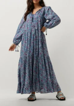 multi antik batik maxi jurk zena long dress