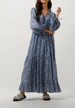 multi antik batik maxi jurk zena long dress