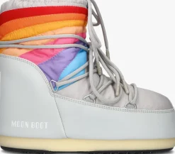 multi moon boot snowboots icon low rainbow