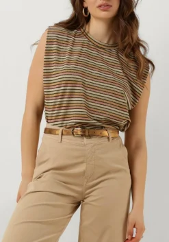 multi summum top top sleeveless multicolor lurex jersey