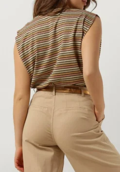 multi summum top top sleeveless multicolor lurex jersey