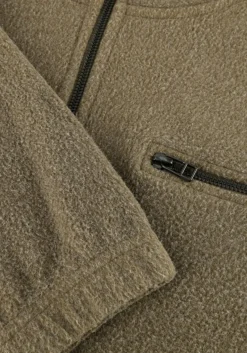 olijf forét trui elm half zip sweatshirt