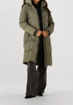olijf mos mosh gewatteerde jas nova square down coat