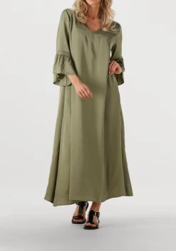 olijf nema maxi jurk n141