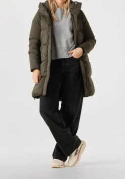 olijf woolrich gewatteerde jas kelly jacket