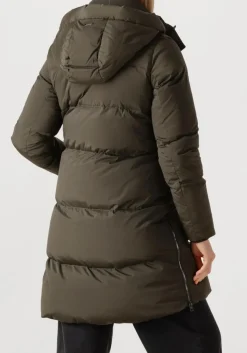 olijf woolrich gewatteerde jas kelly jacket