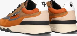oranje floris van bommel lage sneakers sfm-10234 de zager