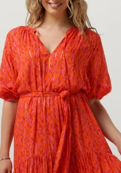 oranje janice maxi jurk julian