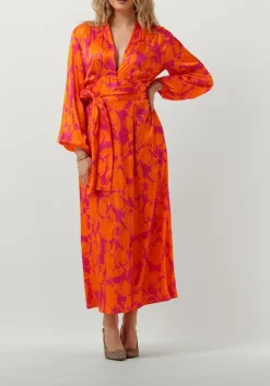 oranje janice maxi jurk noah