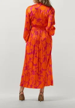 oranje janice maxi jurk noah