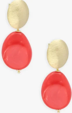 oranje lott. gioielli oorbellen squeezed drop