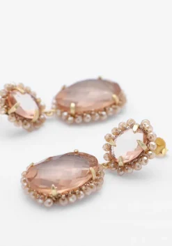 oranje lott. gioielli sieraad pendant earring double m