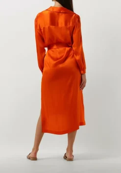 oranje semicouture midi jurk fillipa dress