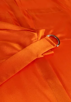 oranje semicouture midi jurk fillipa dress