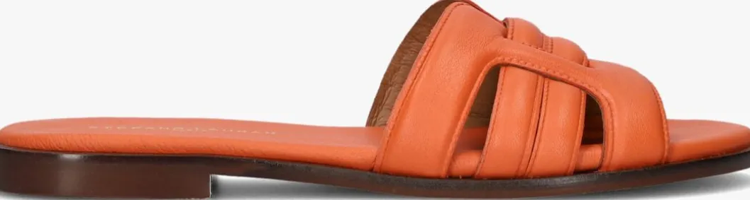 oranje stefano lauran slippers led 1 band slipper