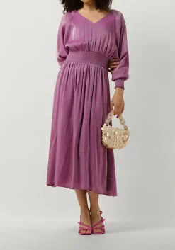 paarse aaiko midi jurk remy co 319