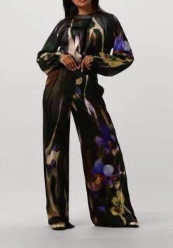 paarse caroline biss wijde broek 4543