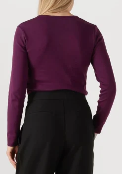 paarse co'couture top granny embroidery tee