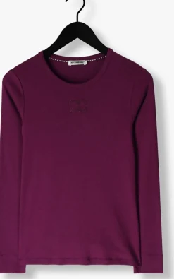 paarse co'couture top granny embroidery tee