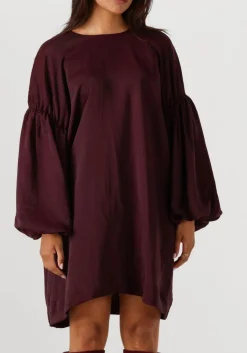 paarse gestuz midi jurk gzmalloon short dress