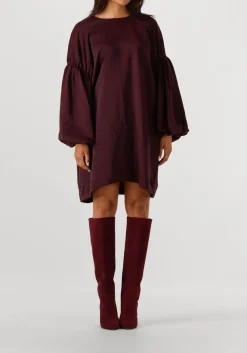 paarse gestuz midi jurk gzmalloon short dress