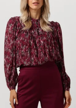 paarse janice blouses blouse dames viscose miles