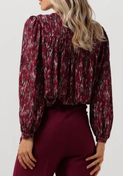 paarse janice blouses blouse dames viscose miles