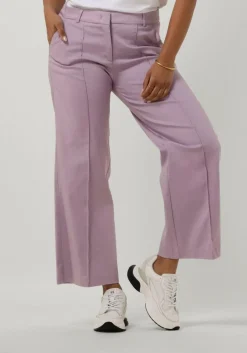 paarse summum pantalon trousers wide leg classic stretch