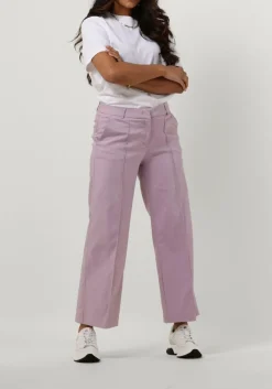 paarse summum pantalon trousers wide leg classic stretch