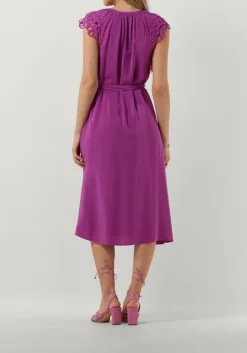 paarse suncoo midi jurk celest
