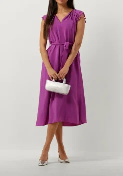 paarse suncoo midi jurk celest