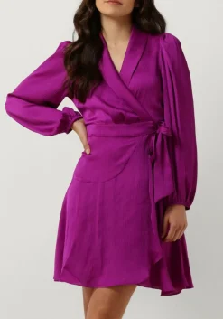 paarse suncoo mini jurk clun