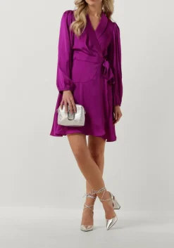 paarse suncoo mini jurk clun