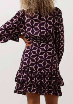 paarse suncoo mini jurk chama