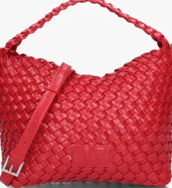 rode alix the label handtas ladies woven lacquar braided bag
