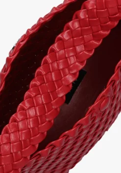 rode alix the label handtas ladies woven lacquar braided bag