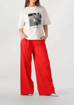 rode alix the label pantalon ladies woven pleat pants