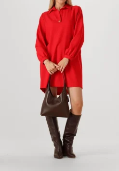 rode caroline biss midi jurk 4175