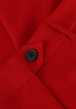 rode co'couture wijde broek vola long wide pant