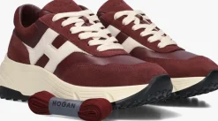 rode hogan lage sneakers h669 allacciato h