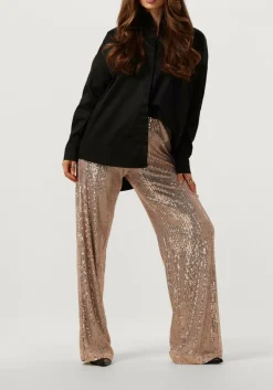 roségouden co'couture pantalon sage sequin pant