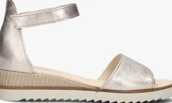 roségouden gabor sandalen met hak 780.2