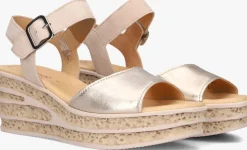 roségouden gabor sandalen met hak 651
