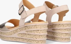 roségouden gabor sandalen met hak 651