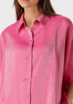 roze alix the label blouses ladies woven shine boxy blouse
