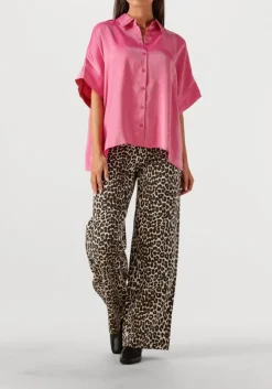 roze alix the label blouses ladies woven shine boxy blouse