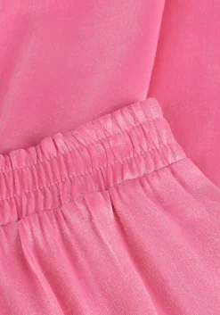 roze alix the label pantalon ladies woven shine wide leg pants