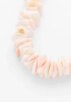 roze bonnie studios kettingen pink shell necklace